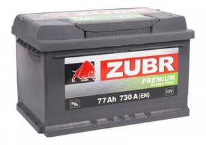 Аккумулятор Zubr Premium (77 Ah) L+